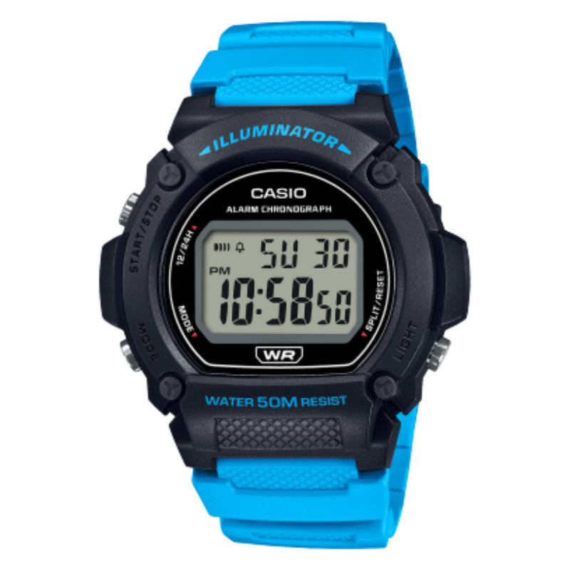 Casio Standard Series Digital  For Men W-219H-2A2VDF