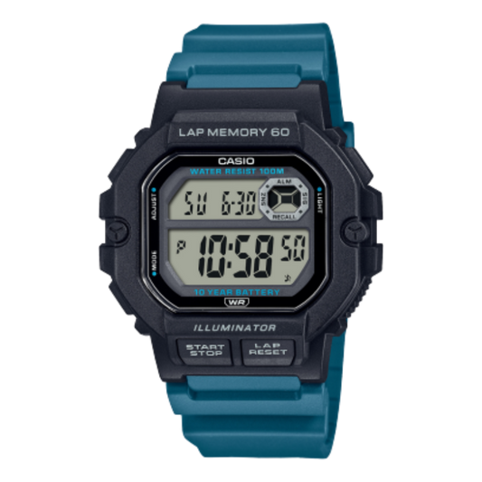 Casio Youth Series Digital  Unisex WS-1400H-3AVDF