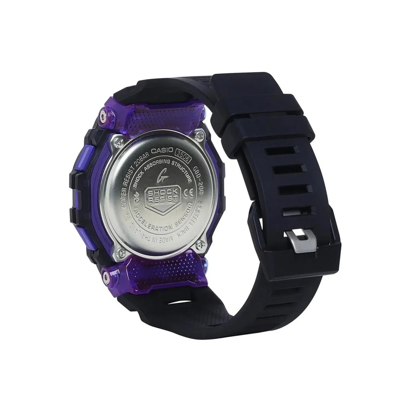 Casio G-SHOCK GBD-200SM-1A6DR Bluetooth Sports Watch – Step Tracker, Shock Resistant, 200M Water Resistant