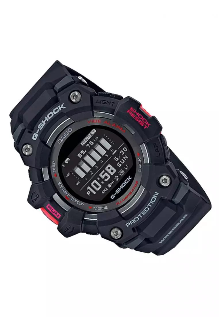 Casio G-SHOCK GBD-100-1DR Bluetooth Step Tracker Men’s Watch – Tough & Sporty