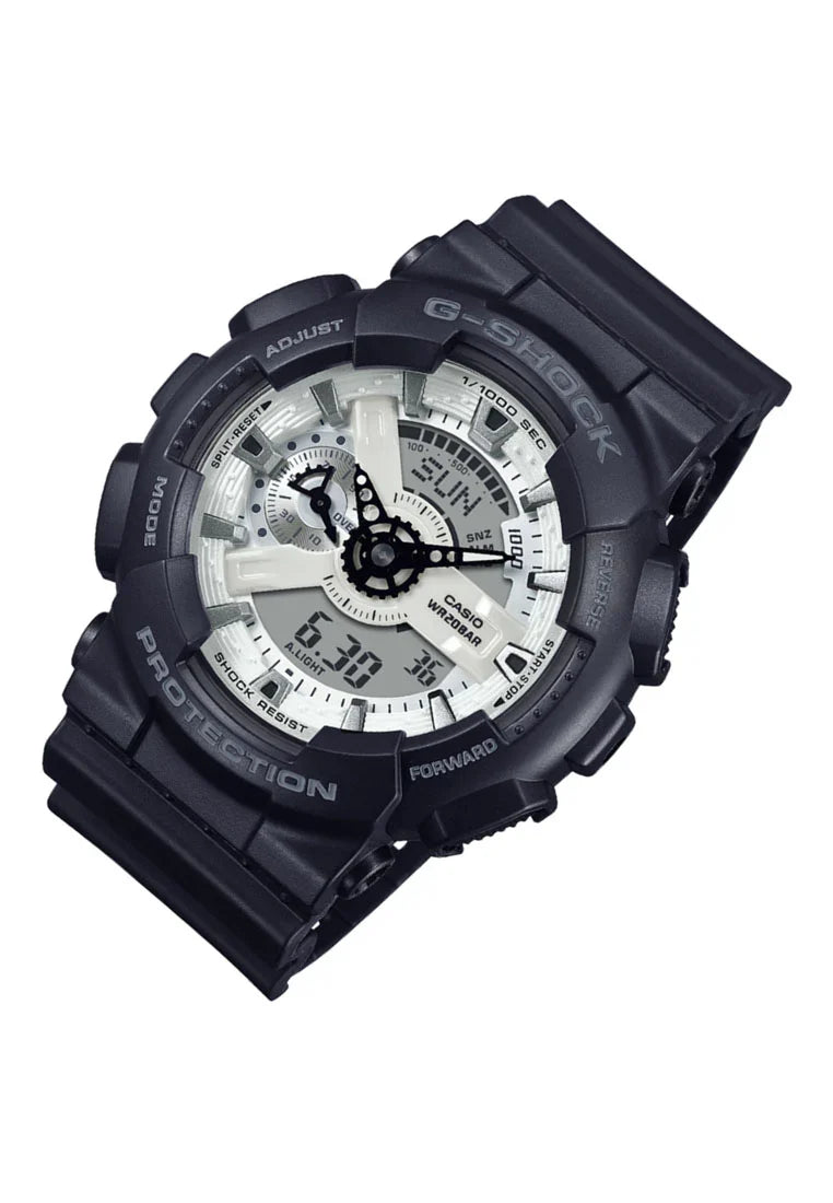 Casio G-Shock GA-110WD-1A Men’s Analog-Digital Watch – Shock Resistant, 200M Water Resistant, White Resin Design