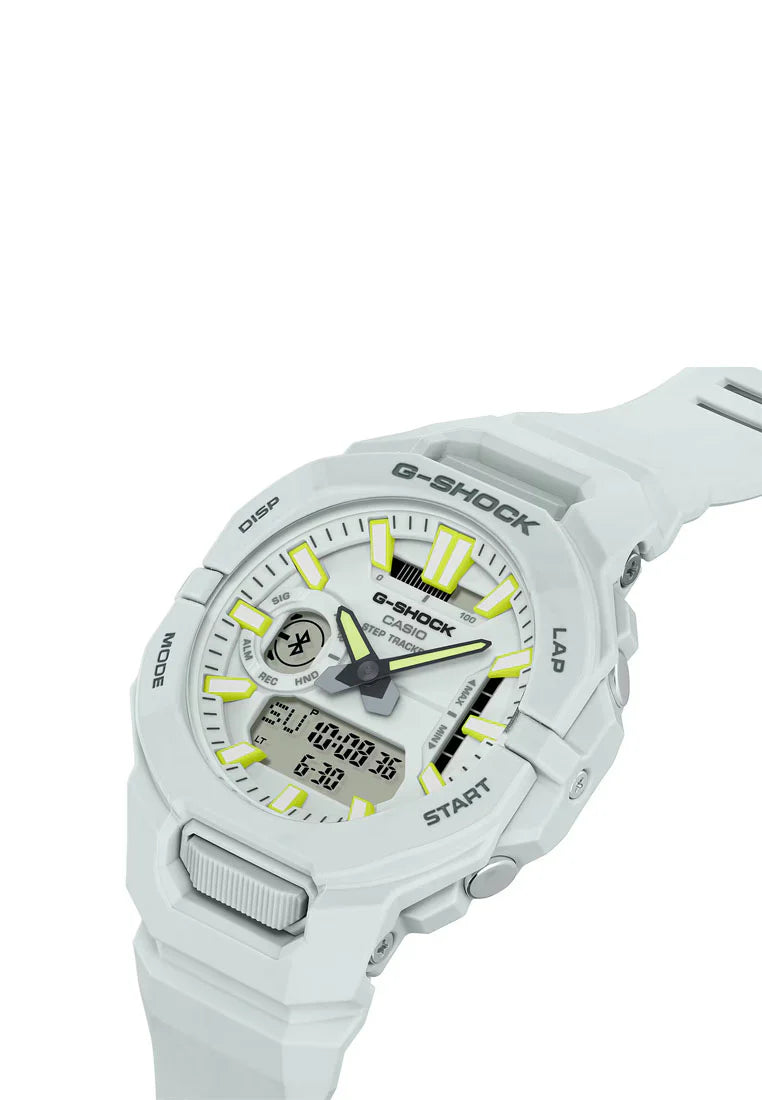Casio G-SHOCK GBA-950-7ADR Bluetooth Fitness Men’s Watch – Rugged White Design
