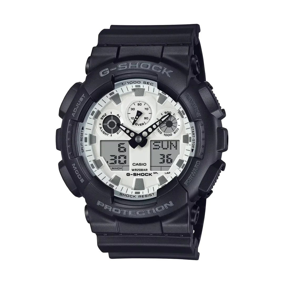 Casio G-Shock GA-100WD-1ADR Men’s Analog-Digital Watch – Shock Resistant