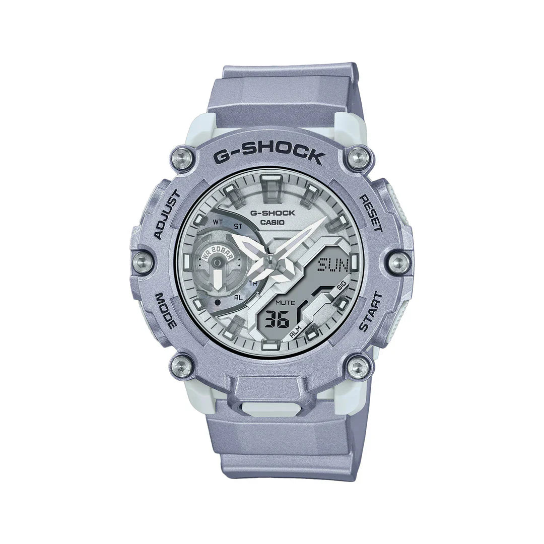 Casio G-SHOCK GA-2200FF-8ADR – Full Metal Silver-Inspired Analog-Digital Watch