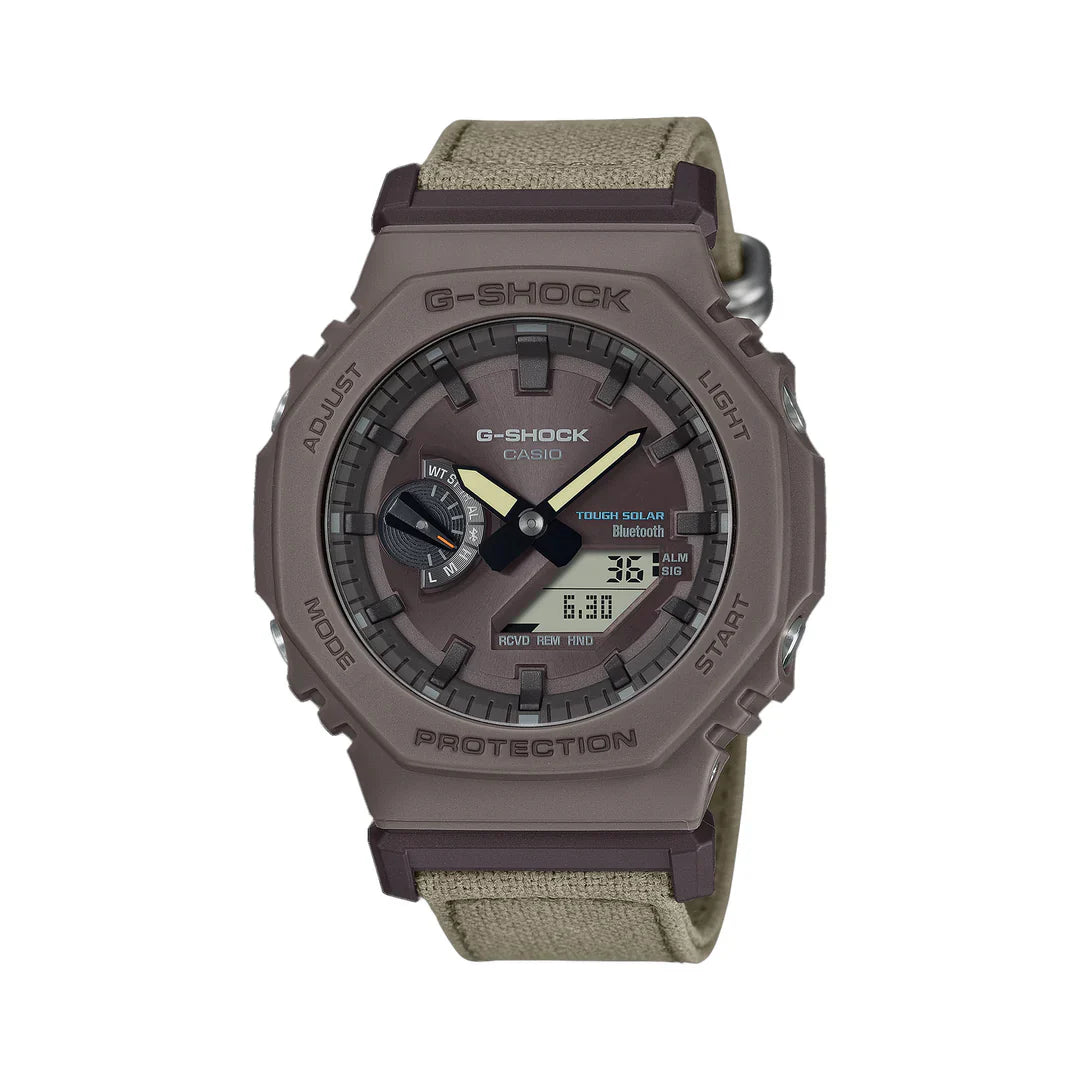 Casio G-SHOCK GA-B2100CT-5ADR “CasiOak” Analog-Digital Watch with Bluetooth & Tough Solar – Camouflage Series
