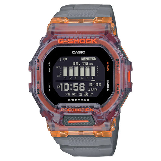 Casio G-SHOCK GBD-200SM-1A5DR Bluetooth Sports Watch – Step Tracker, Shock Resistant, 200M Water Resistant