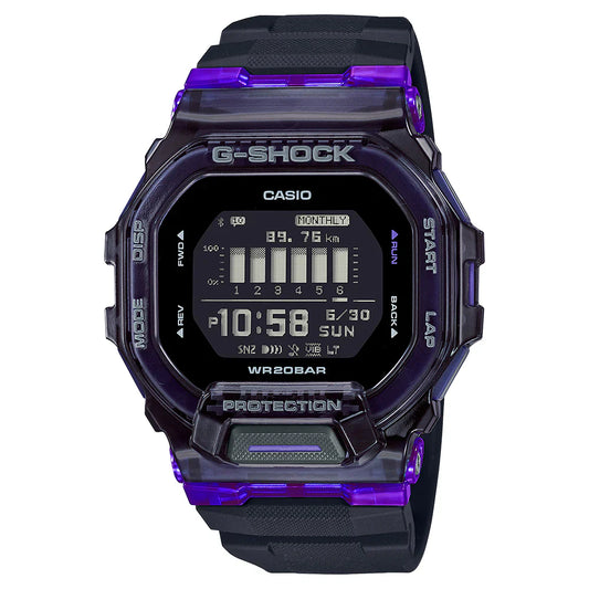 Casio G-SHOCK GBD-200SM-1A6DR Bluetooth Sports Watch – Step Tracker, Shock Resistant, 200M Water Resistant