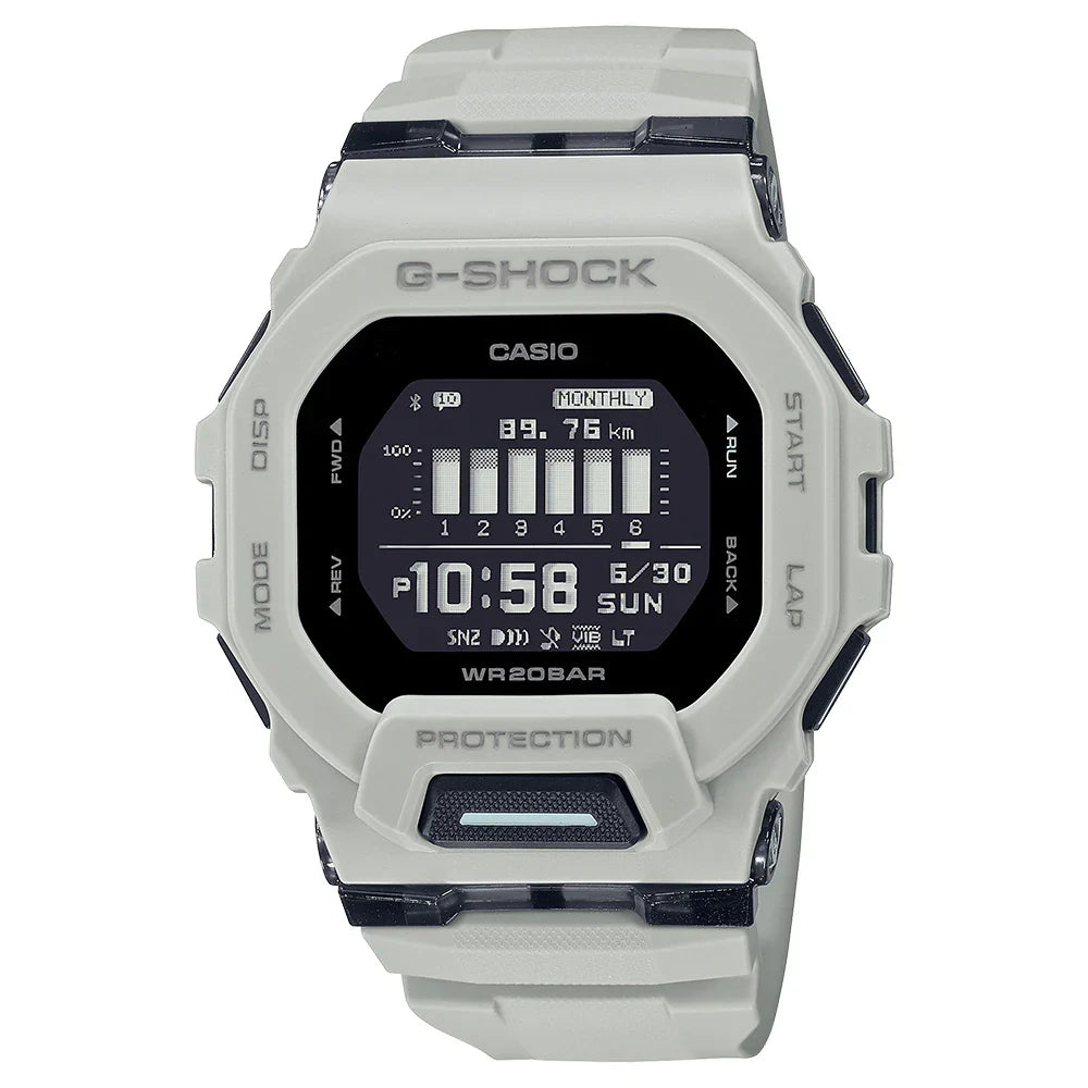 Casio G-SHOCK GBD-200UU-9DR Bluetooth Sports Watch – Step Tracker, Shock Resistant, 200M Water Resistant