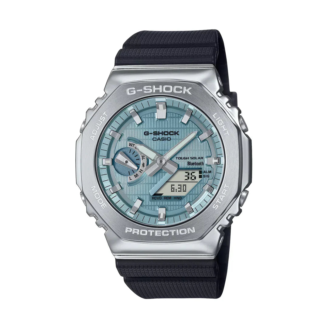 Casio G-SHOCK GBM-2100A-1A2DR Men’s Analog-Digital Watch with Bluetooth & Metal Bezel