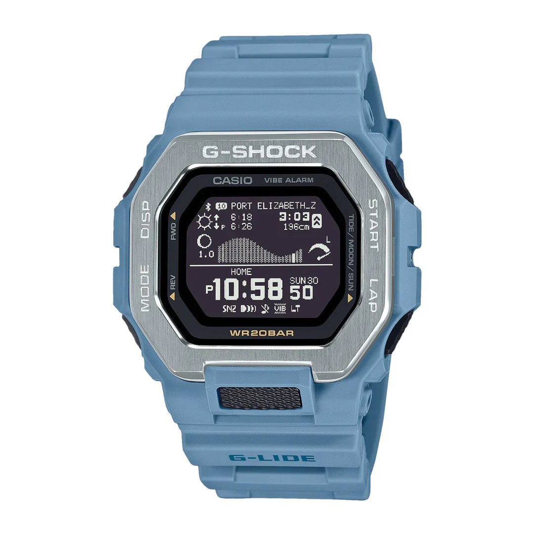 Casio G-SHOCK GBX-100-2ADR Men’s Digital Watch with Tide Graph & Moon Data (Blue)