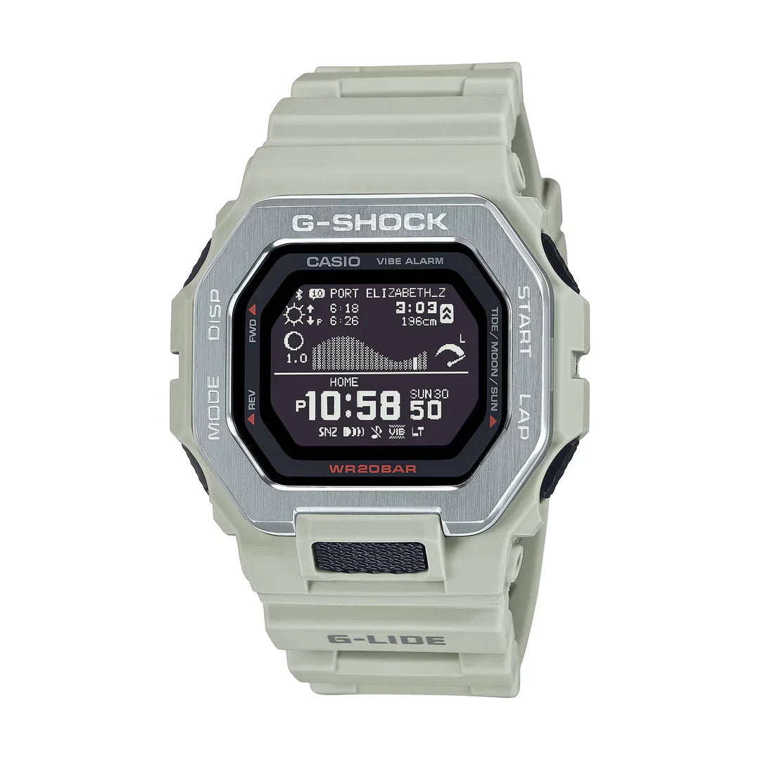 Casio G-SHOCK GBX-100-8DR Men’s Digital Watch with Tide Graph & Moon Data (Gray)