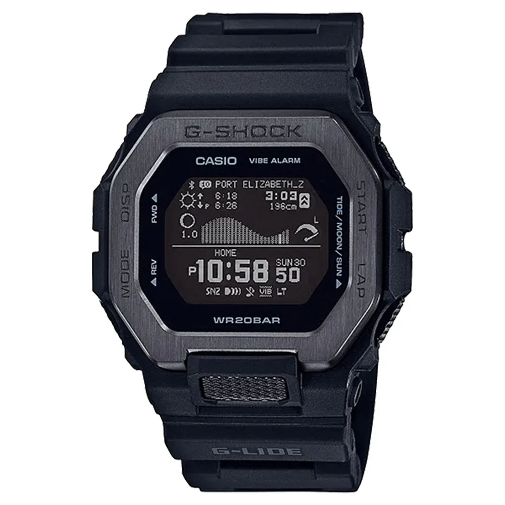 Casio G-SHOCK GBX-100NS-1DR Men’s Digital Watch with Tide Graph & Moon Data (Black/Neon)