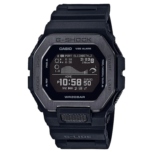 Casio G-SHOCK GBX-100NS-1DR Men’s Digital Watch with Tide Graph & Moon Data (Black/Neon)