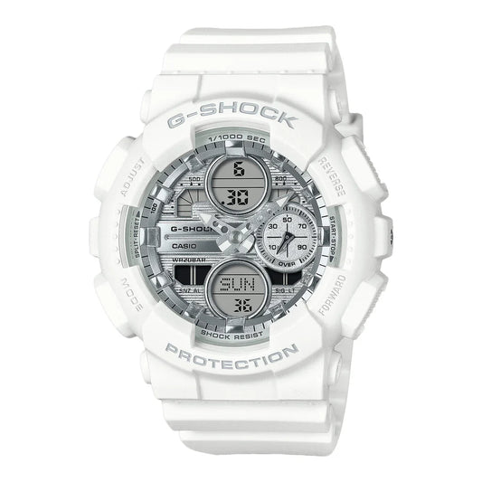 Casio G-SHOCK GMA-S140VA-7ADR | Sleek White & Grey Digital Watch