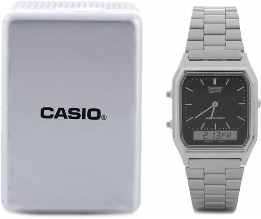 CASIO  Vintage ( AQ-230A-1DMQ ) Analog-Digital Watch - For Men & Women AD01