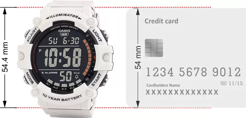 CASIO  YOUTH DIGITAL Digital Watch - For Men D320 (AE-1500WH-8B2VDF)