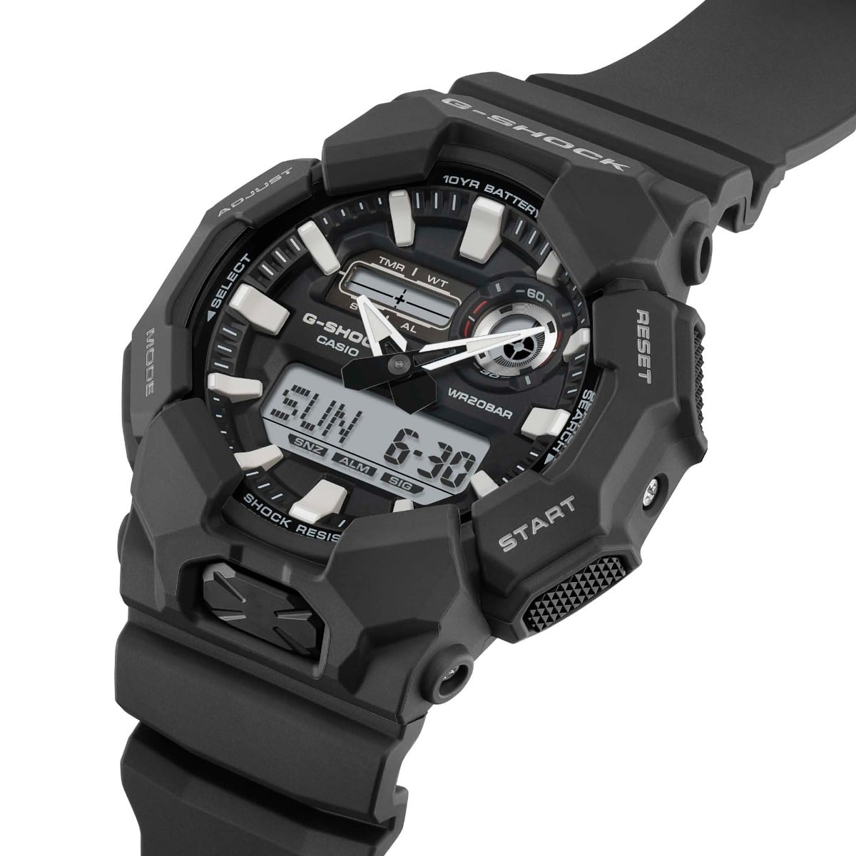Casio G-Shock GA-010-1A1DR – Shock-Resistant Digital/Analog Men’s Sports Watch