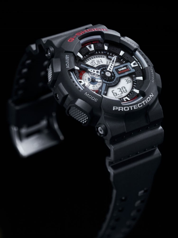 Casio G-Shock GA-110-1ADR Men’s Analog-Digital Watch – Shock Resistant