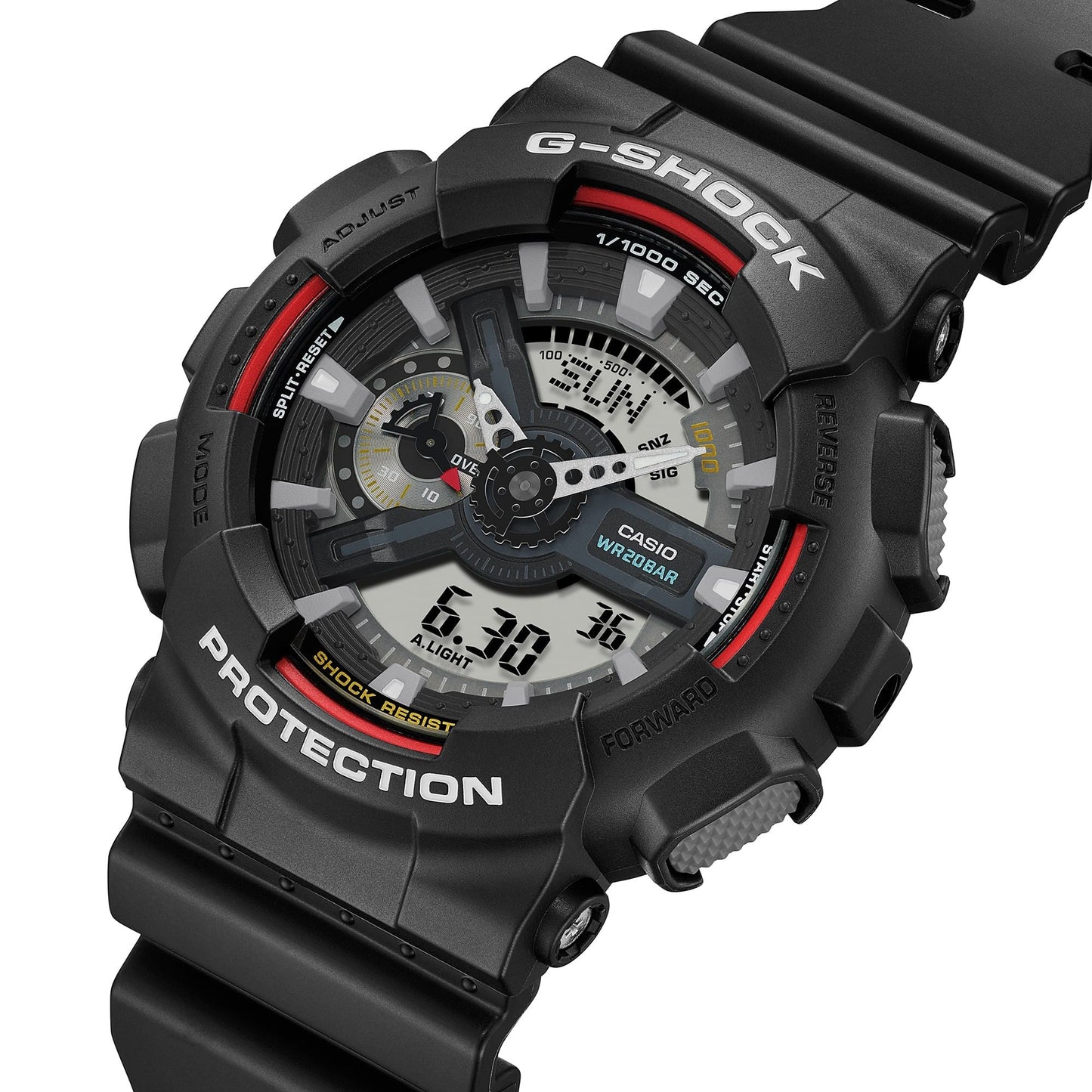 Casio G-Shock GA-110RL-1ADR Men’s Analog-Digital Watch – Shock Resistant,