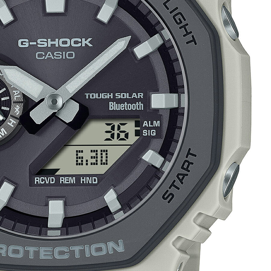 Casio G-SHOCK GA-B2100LUU-5A “CasiOak” Analog-Digital Watch with Bluetooth & Tough Solar – Lilac & Purple Accent