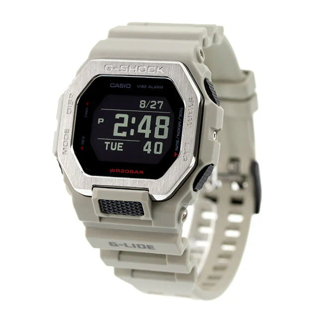 Casio G-SHOCK GBX-100-8DR Men’s Digital Watch with Tide Graph & Moon Data (Gray)
