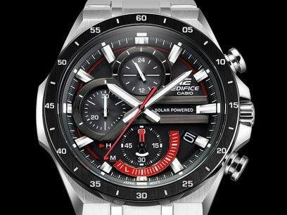 Edifice Men Solar Powered Chronograph EQS-920DB-1AV