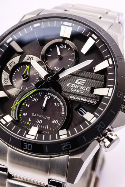 Edifice Men Solar Powered Chronograph EQS-940DB-1AV