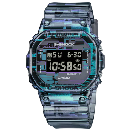 Casio G-Shock DW-5600NN-1DR – Black Neon Square Digital Watch