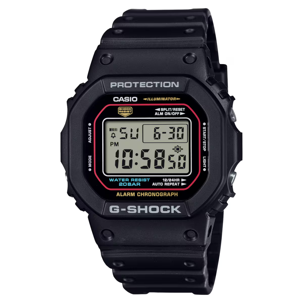 Casio G-SHOCK DW-5600RL-1DR Black & Red Limited Retro Digital Watch