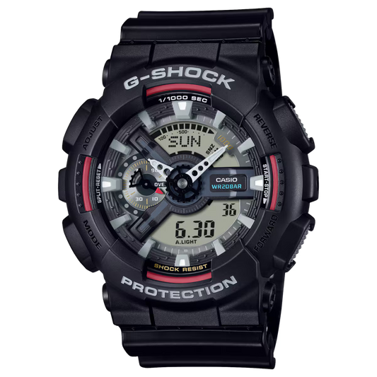 Casio G-Shock GA-110RL-1ADR Men’s Analog-Digital Watch – Shock Resistant,