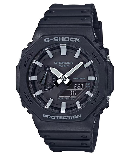 Casio G-SHOCK GA-2100-1ADR – Carbon Core Guard Analog-Digital Watch