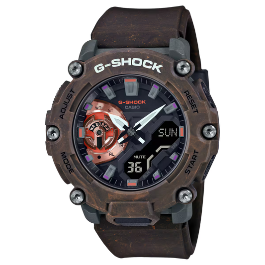 Casio G-SHOCK GA-2200MFR-5A – Multi-Color Forged Carbon Inspired Analog-Digital Watch