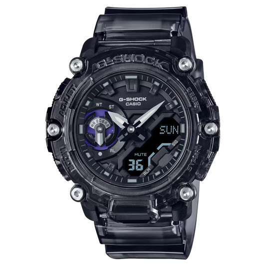 Casio G-Shock GA-2200SKL-8A Skeleton Series Men’s Sports Watch – Shock-Resistant, Carbon Core Guard