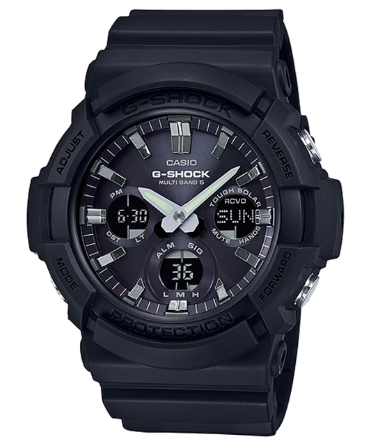 Casio G-SHOCK GAW-100B-1AER Tough Solar Radio-Controlled Men’s Watch