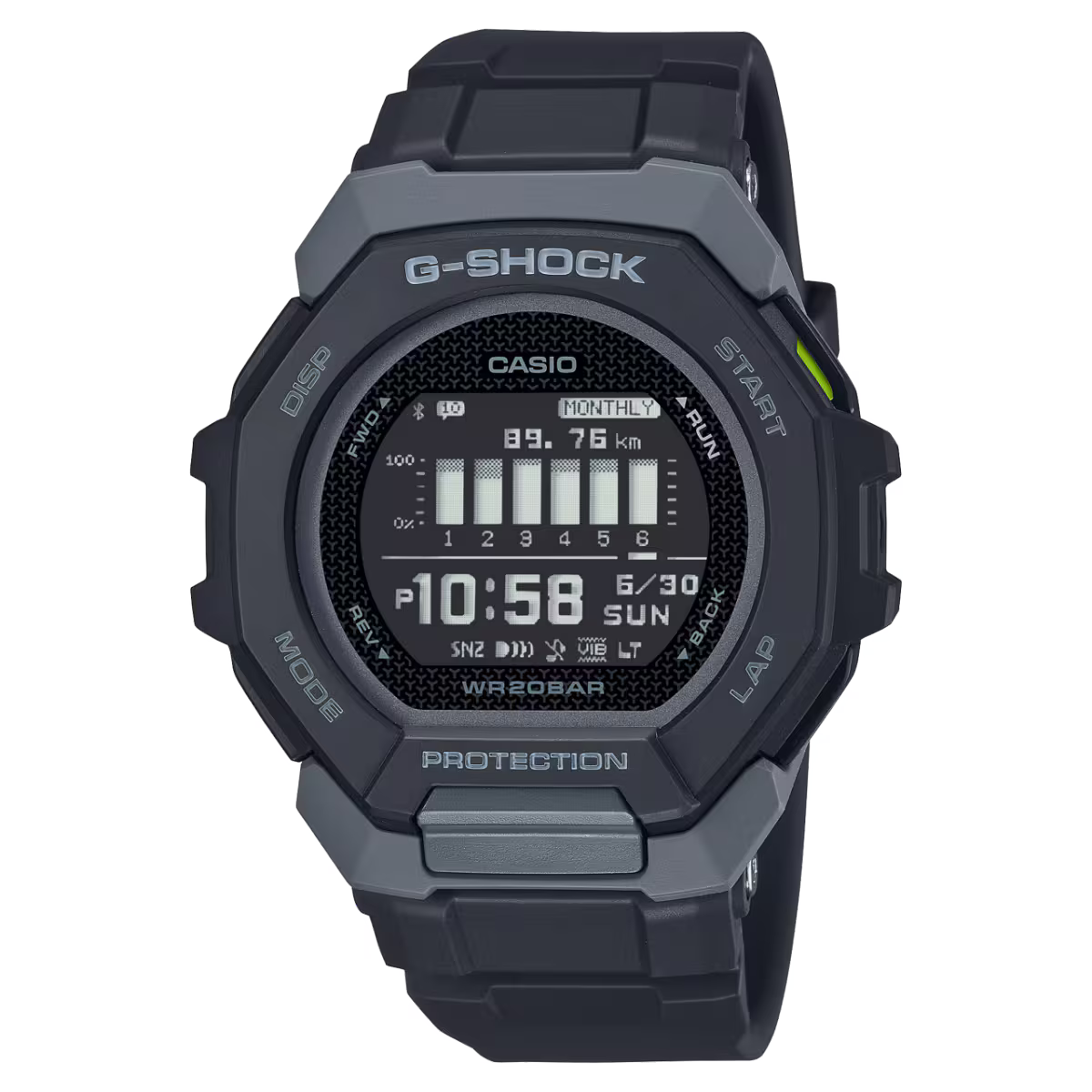 Casio G-SHOCK GBD-300-1D Men’s Digital Sports Watch with Bluetooth & Step Tracker