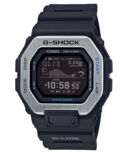 Casio G-SHOCK GBX-100-1D Men’s Digital Watch with Tide Graph & Moon Data