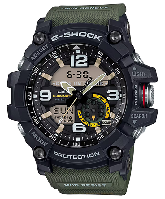 Casio G-SHOCK Mudmaster GG-1000-1A3 Analog-Digital Watch  Mud Resistant, Twin Sensor, 200M