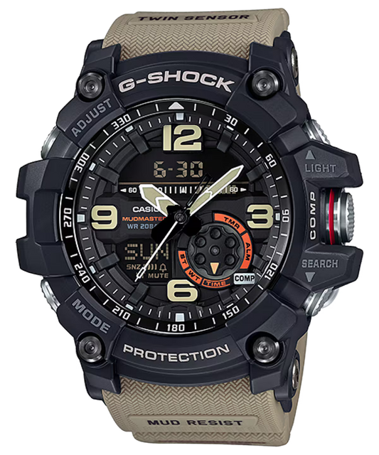 Casio G-SHOCK Mudmaster GG-1000-1A5 Analog-Digital Watch | Mud Resistant, Twin Sensor, 200M