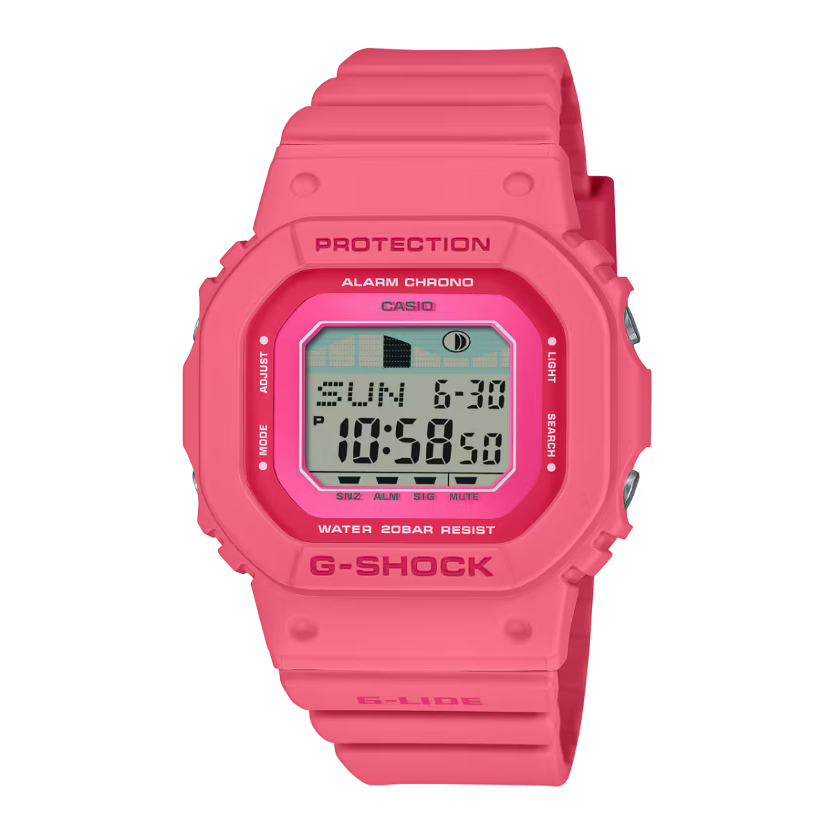Casio G-SHOCK GLX-S5610-4DR G-LIDE Digital Watch – Red Resin