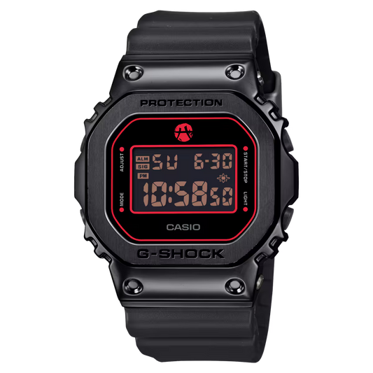 Casio G-SHOCK GM-5600RH-1D Metal Bezel Digital Watch | Shock Resistant | 200M Water Resistant