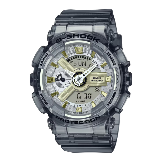 Casio G-SHOCK GMA-S110GS-8ADR | Durable Grey & Gold Digital Watch