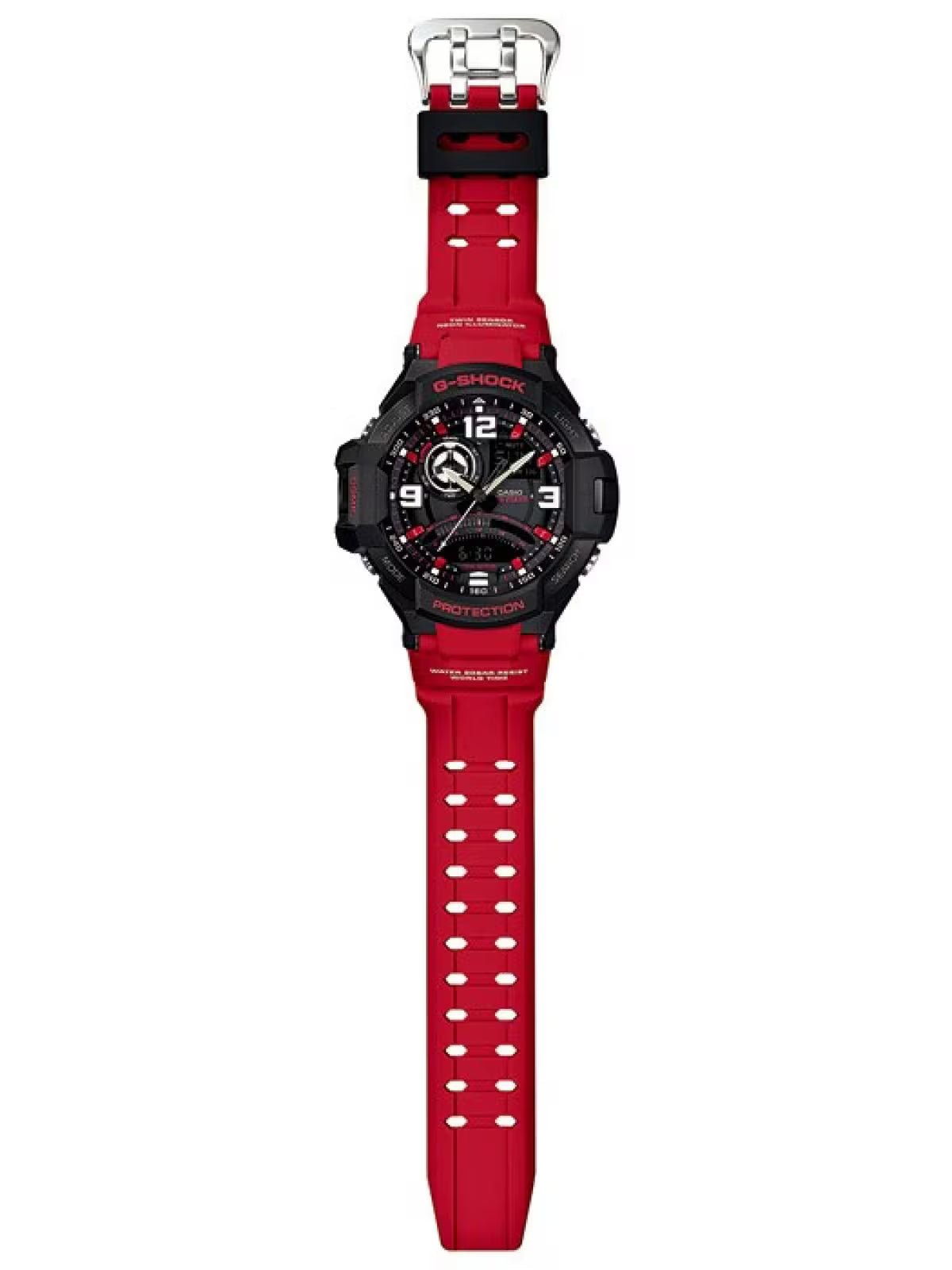 Casio G-SHOCK GA-1000-4BDR Men’s Aviation Watch – Twin Sensor, Digital Compass