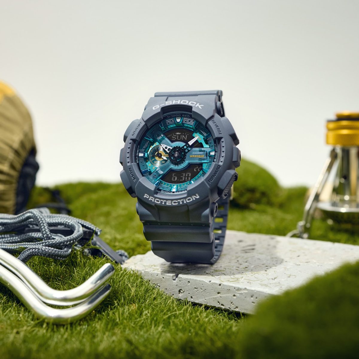 Casio G-Shock GA-110AS-2A Men’s Analog-Digital Watch – Shock Resistant, 200M Water Resistant