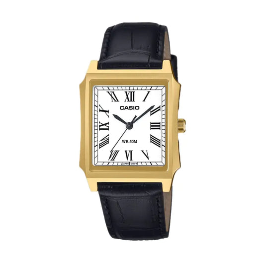CASIO Leather Analog Watch MTP-B190GL-7BVDF