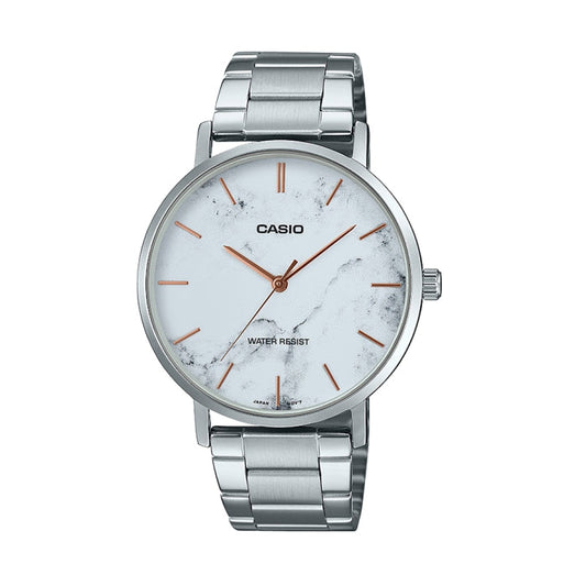 CASIO Analog Unisex Watch MTP-VT01DM-7AUDF