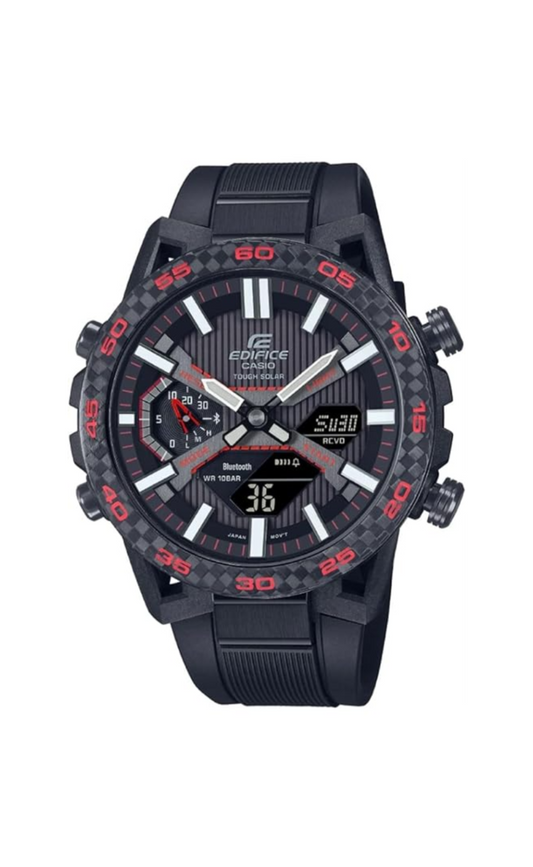 Casio Analog-Digital Black Dial Men's Watch-ECB-2000PB-1ADF