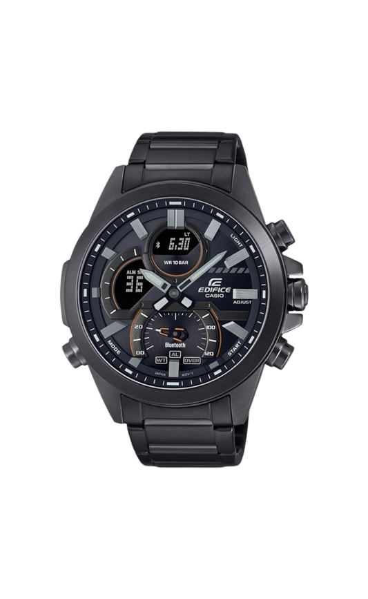 Casio Analog-Digital Black Dial Men's Watch-ECB-30DC-1ADF