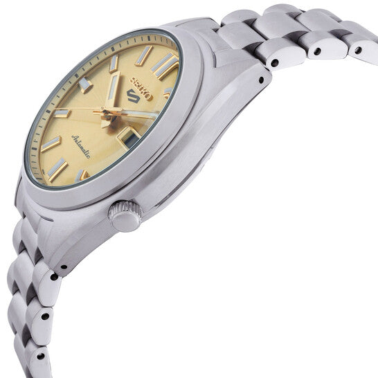 Seiko 5 Sports SRPL59K1 Automatic GMT Yellow Dial Stainless Steel Watch