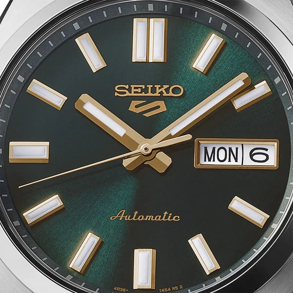 Seiko 5 Sports SRPL57K1 Automatic GMT Green Dial Stainless Steel Watch