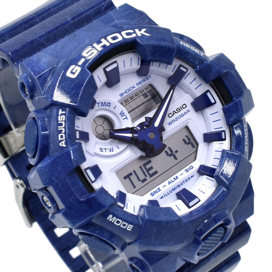 Casio G-SHOCK GA-700BWP-2ADR Blue & White Series – Shock-Resistant Analog-Digital Watch